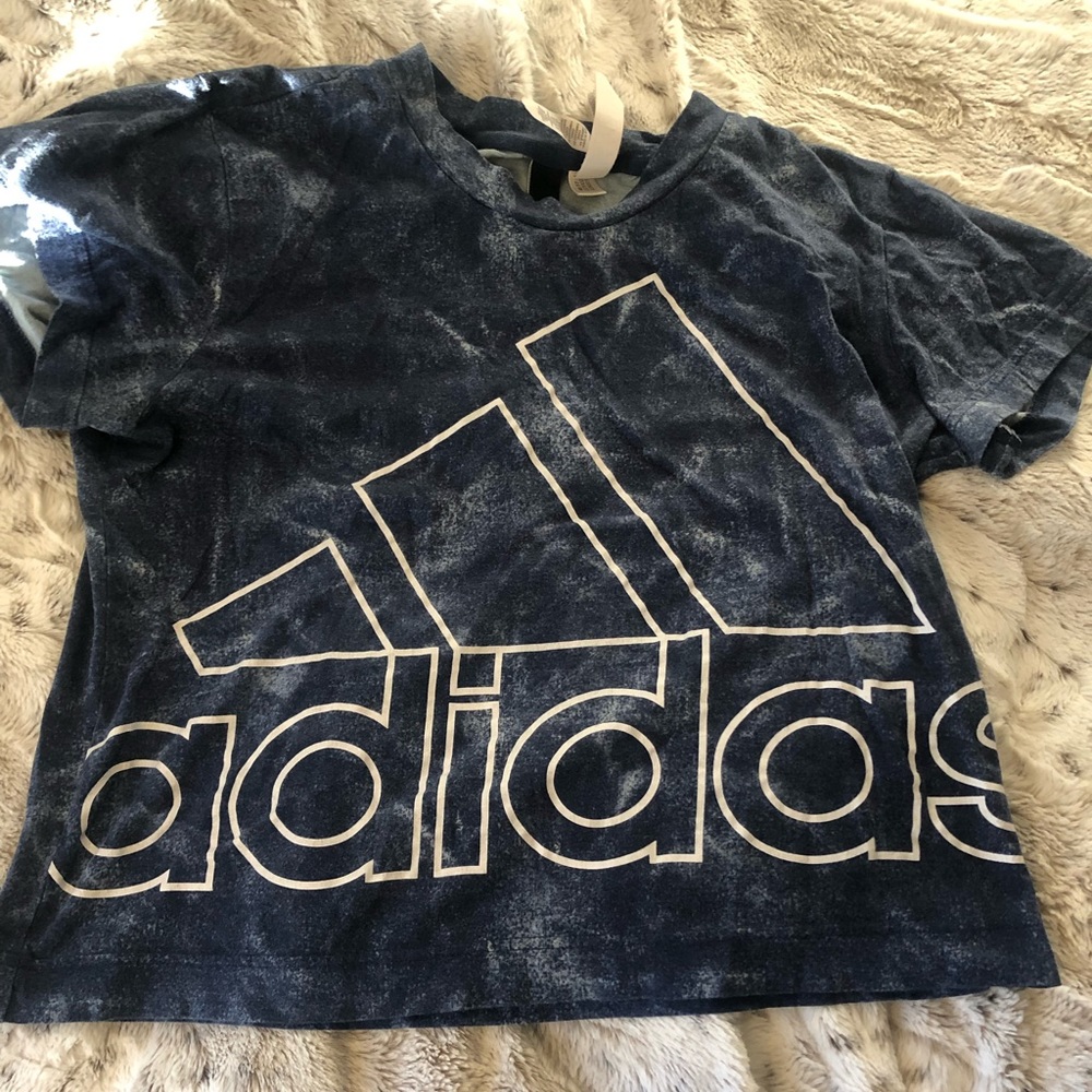 Blue Adidas shirt